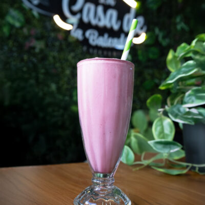 Batidos de frutas con leche