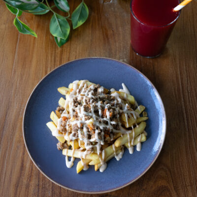 Patatas con carne picada